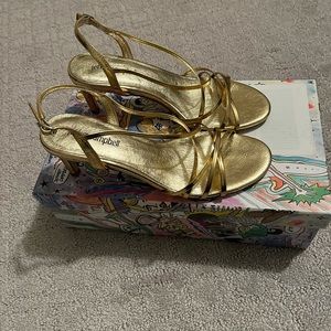 Gold Strappy sandals